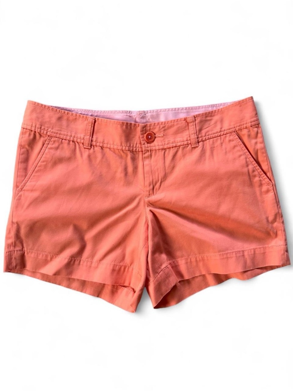 Lilly Pulitzer Callahan Shorts Size 8 Pink Coral Cotton Chino